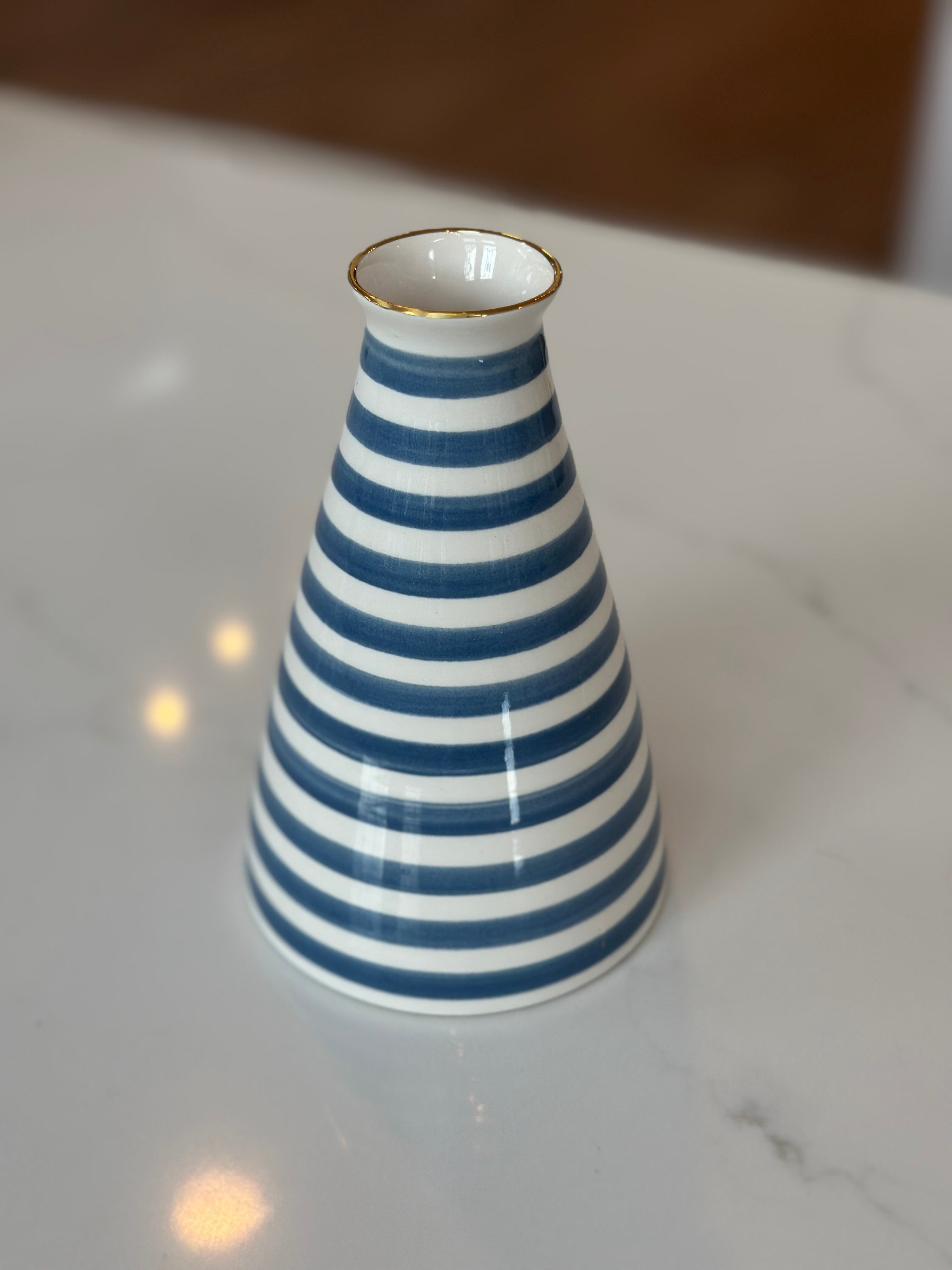Jill Rosenwald for Noted Striped Diffuser Vase