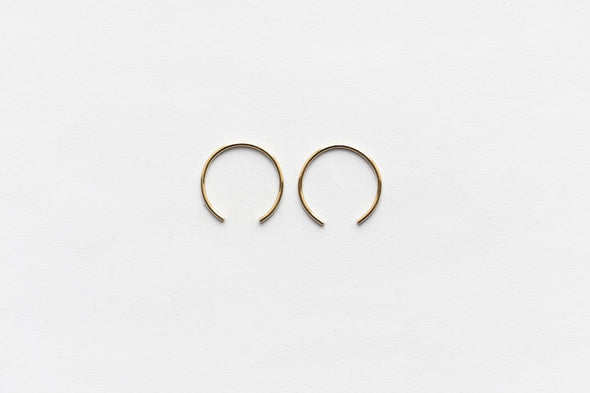 Snuggie Hoop Threader Earrings