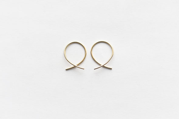 Cross Threader Earrings