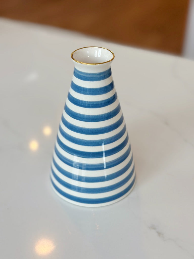 Jill Rosenwald for Noted Striped Diffuser Vase
