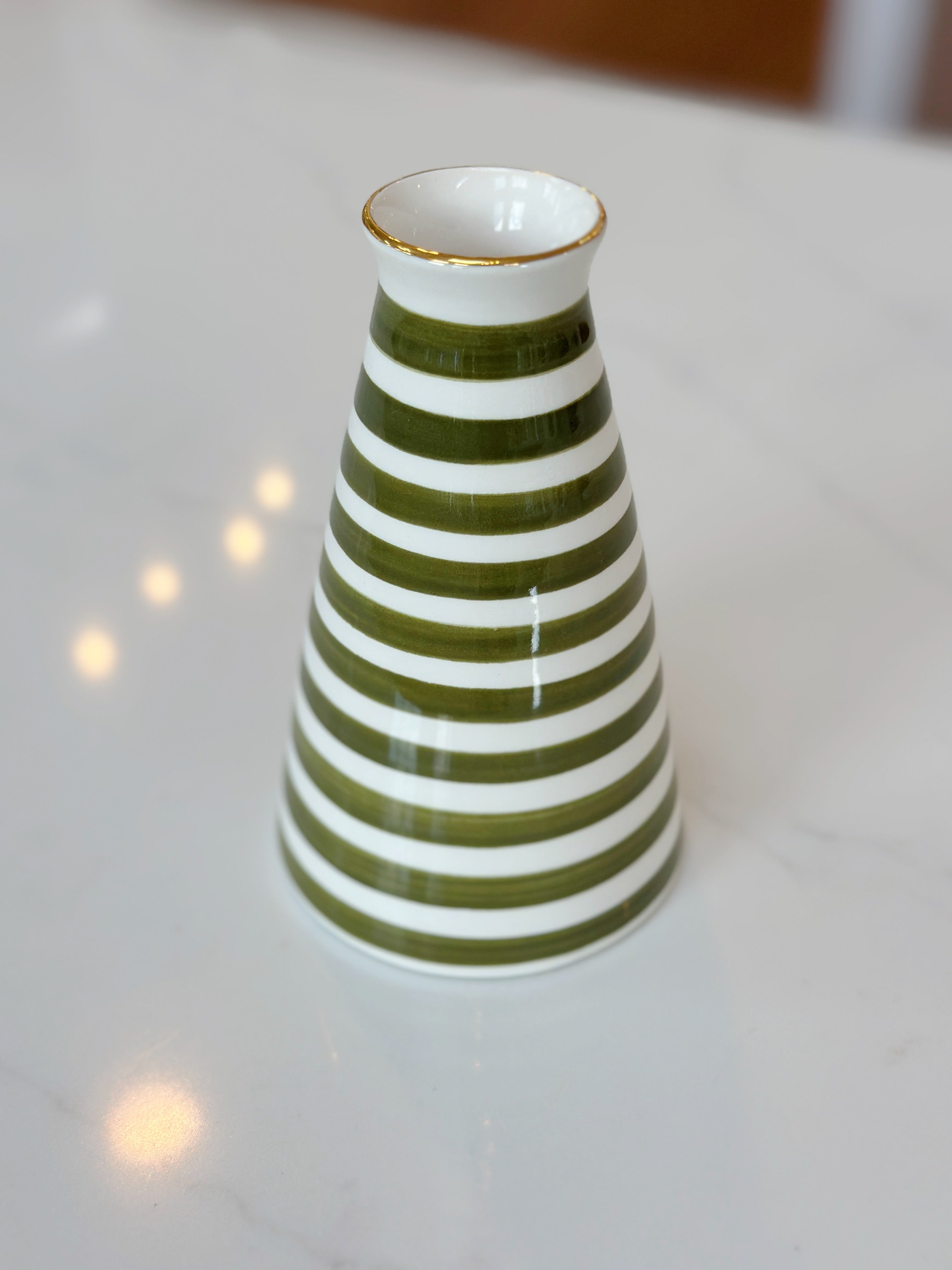 Jill Rosenwald for Noted Striped Diffuser Vase