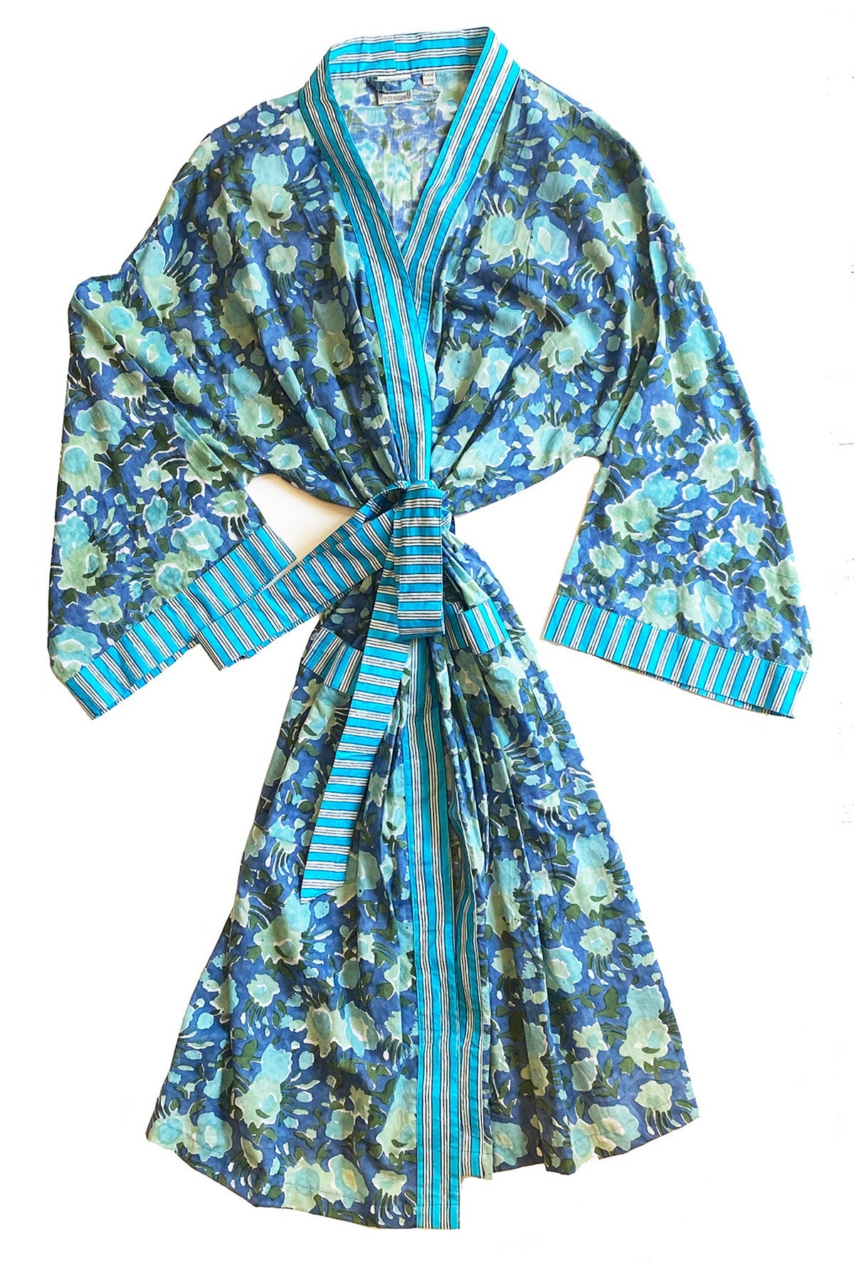 Jakarta Midi Robe | Watercolor Blues