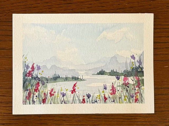 Watercolor Painting Class (Fall Landscape) - Sat November 21st @ 11 am