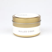 Mulled Cider Gold Tin Candle