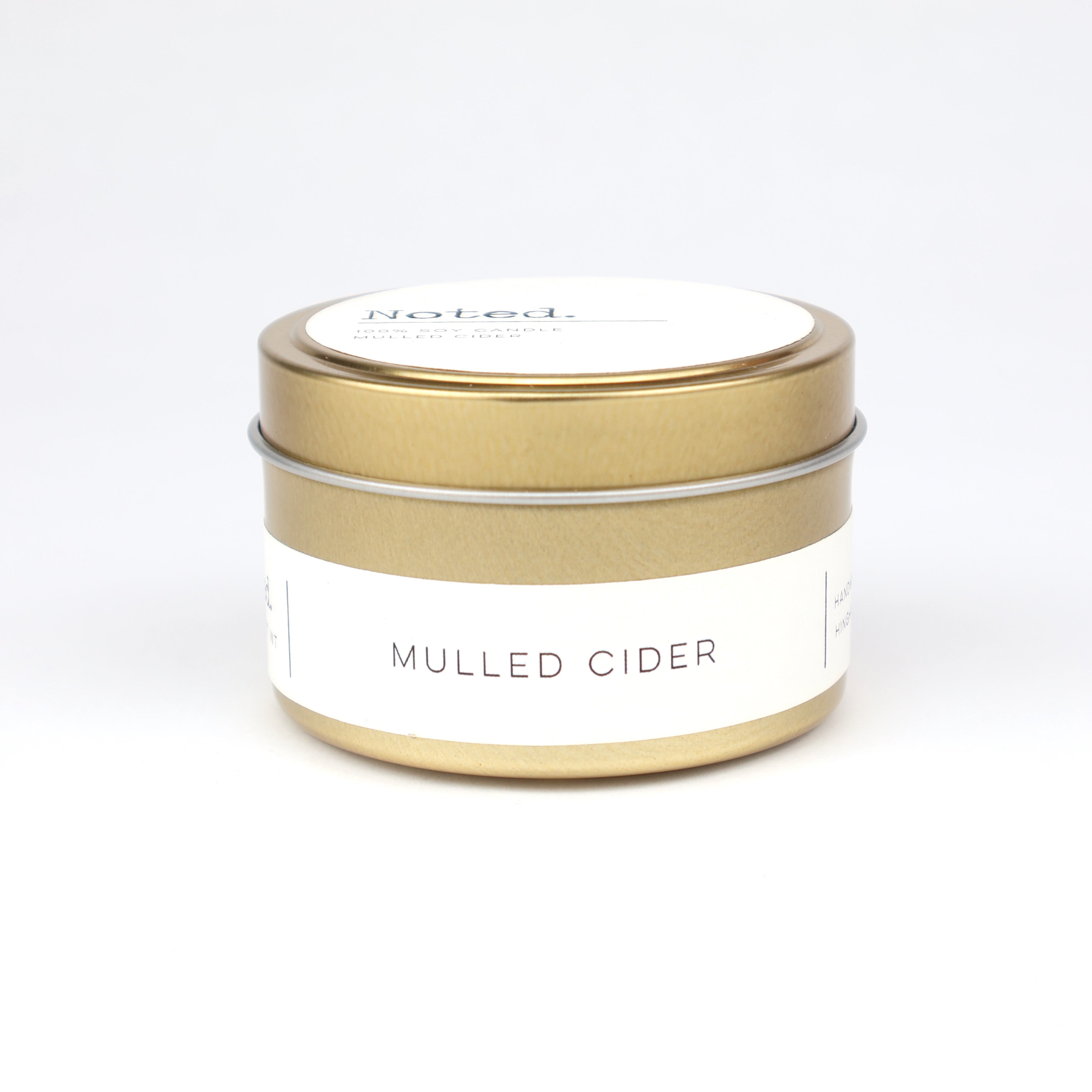 Mulled Cider Gold Tin Candle