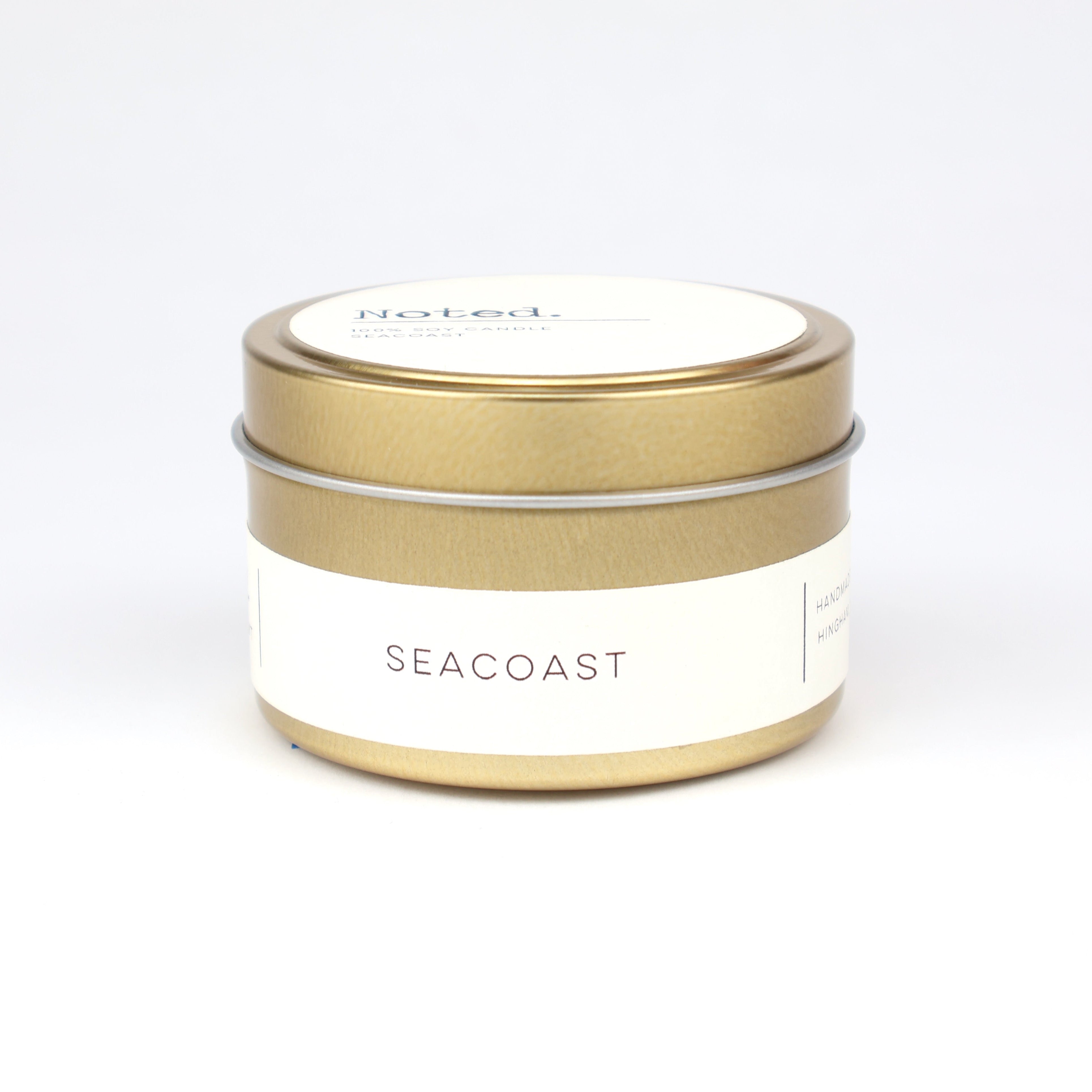 Seacoast Gold Tin Candle