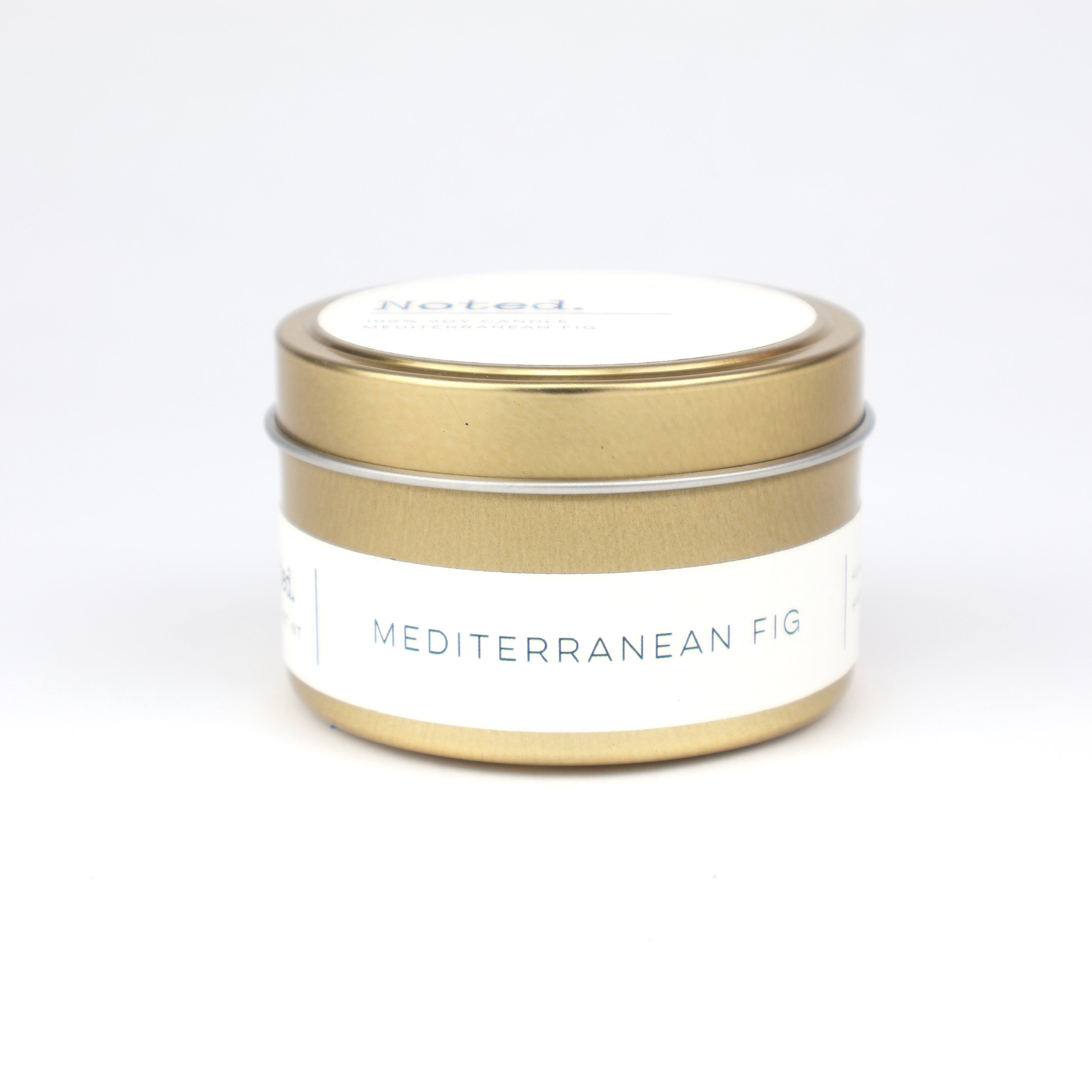 Mediterranean Fig Gold Tin Candle
