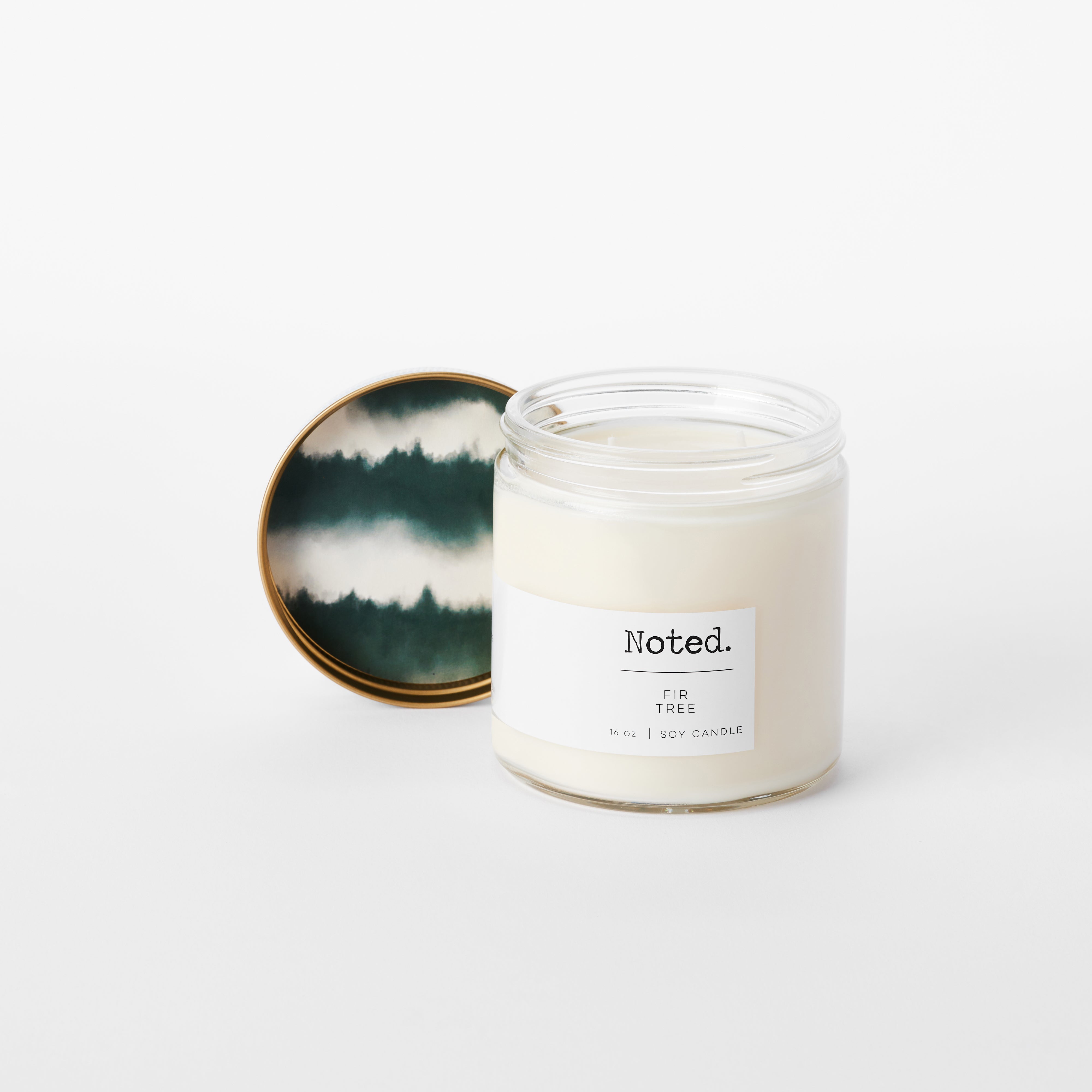 Fir Tree Double Wick Candle
