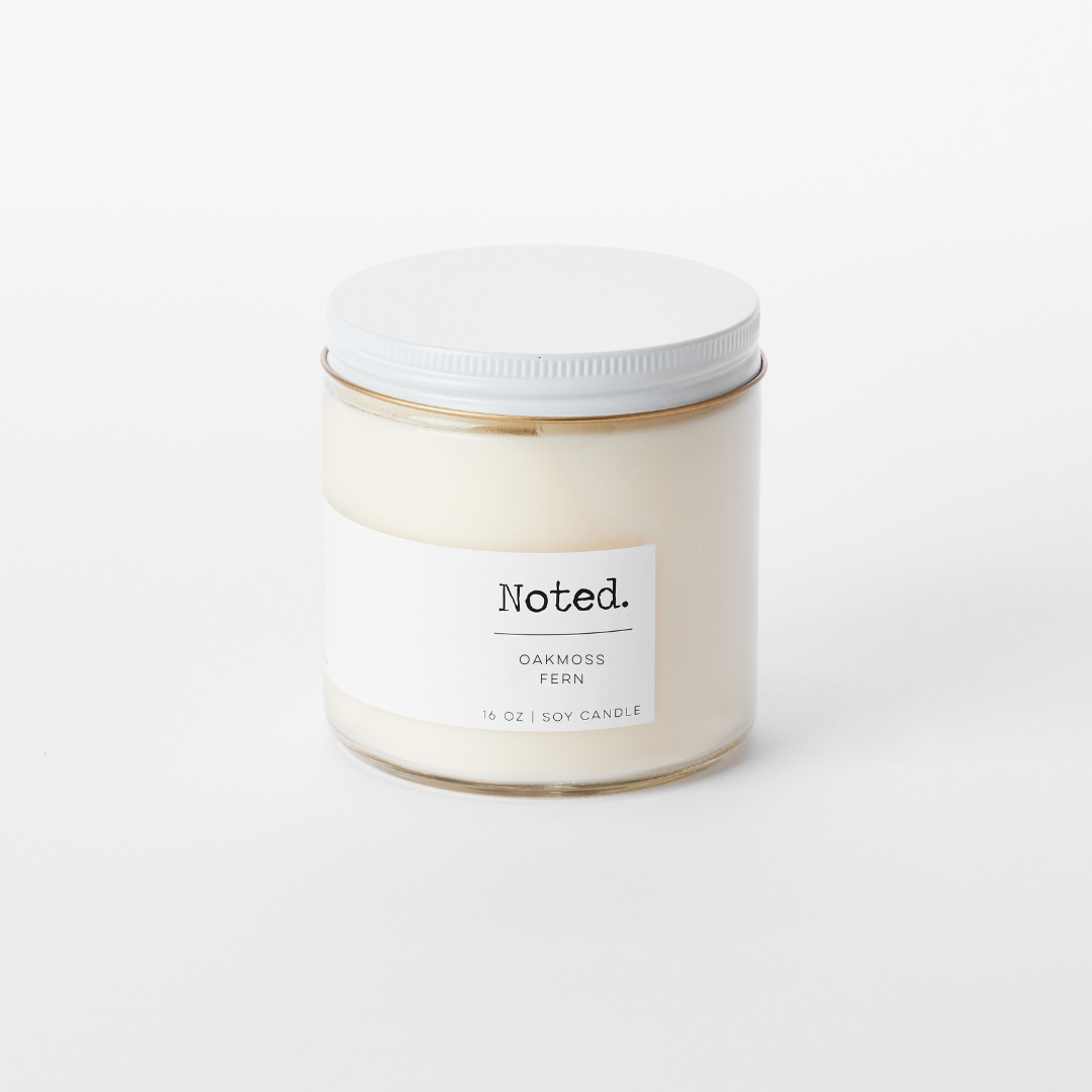 Oakmoss Fern Double Wick Candle