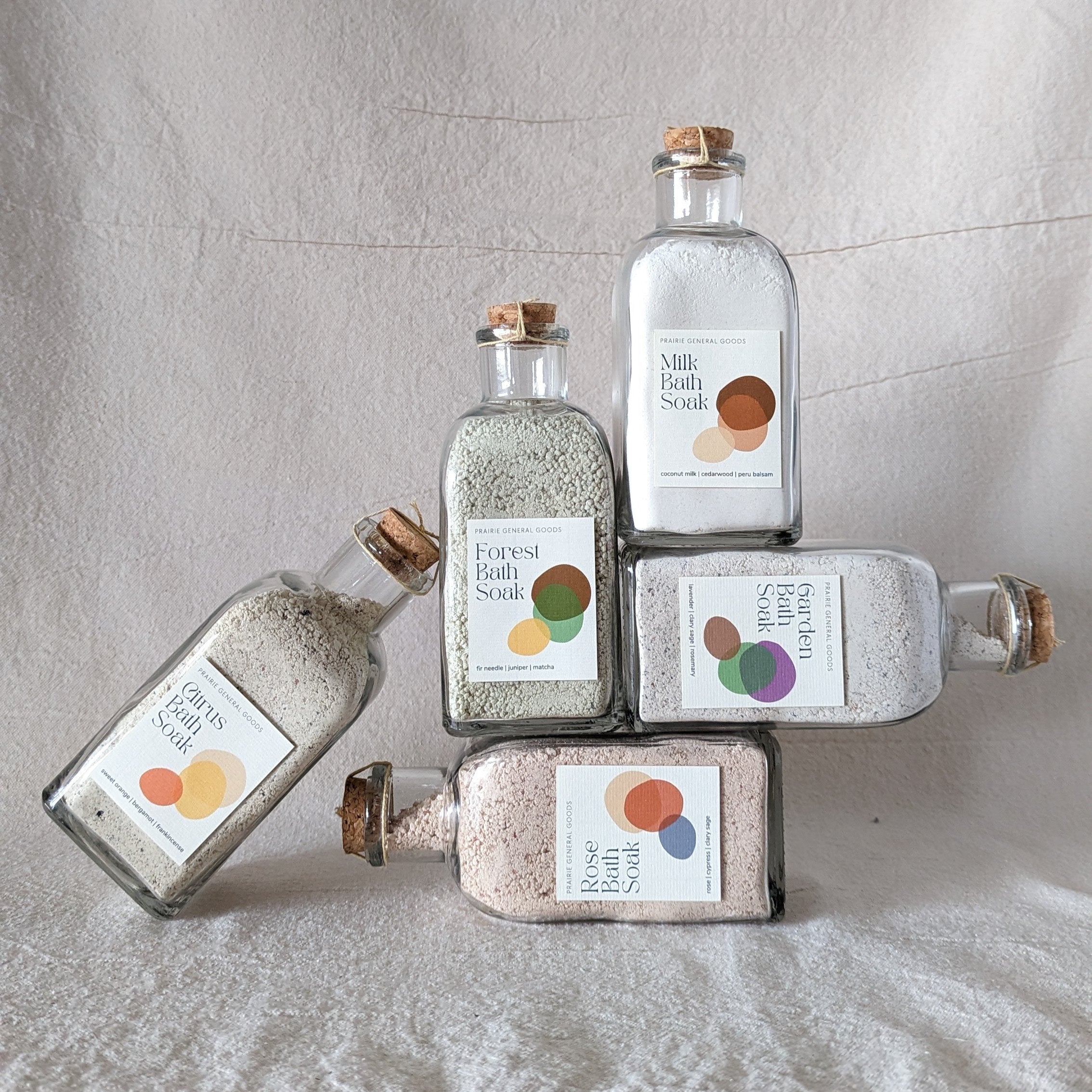 Natural Clay Bath Soaks