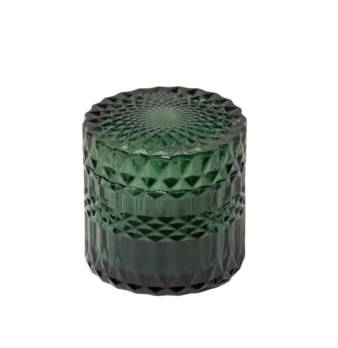 Fir Tree Candle in Emerald Crystal