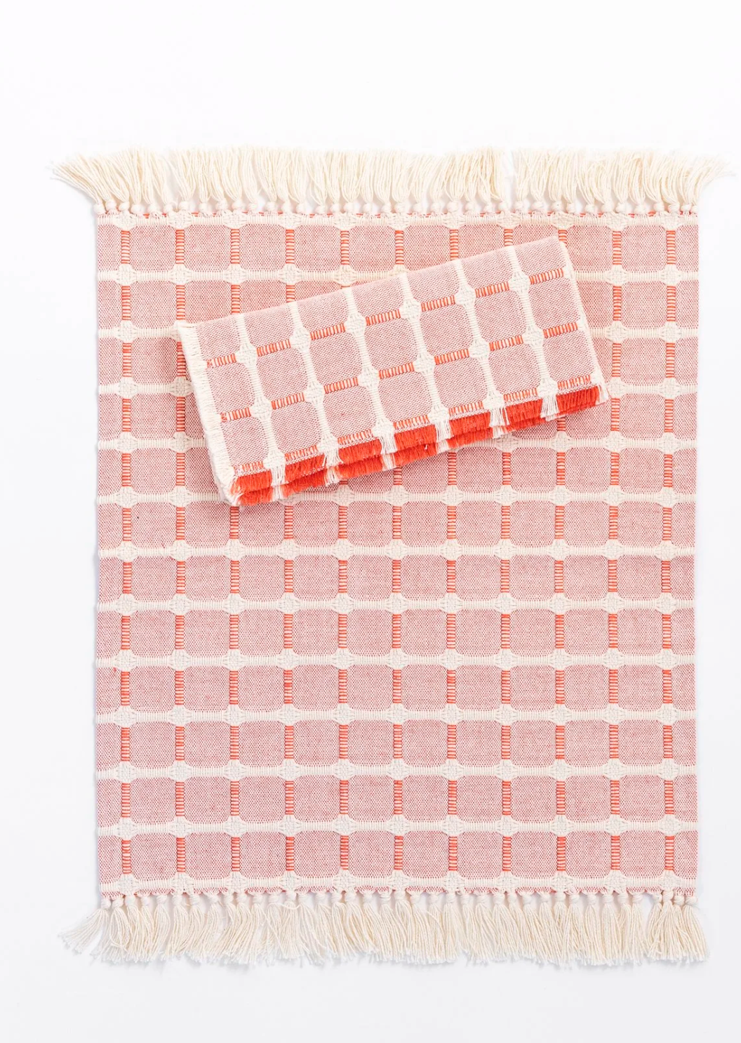 Hopsack Simple Fringe Placemat