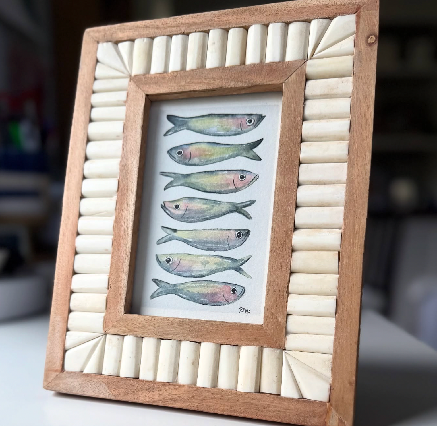 Watercolor Painting Class (Sardines) - Wed October 7th @ 6 pm