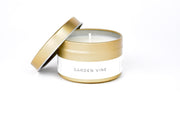 Garden Vine Gold Tin Candle