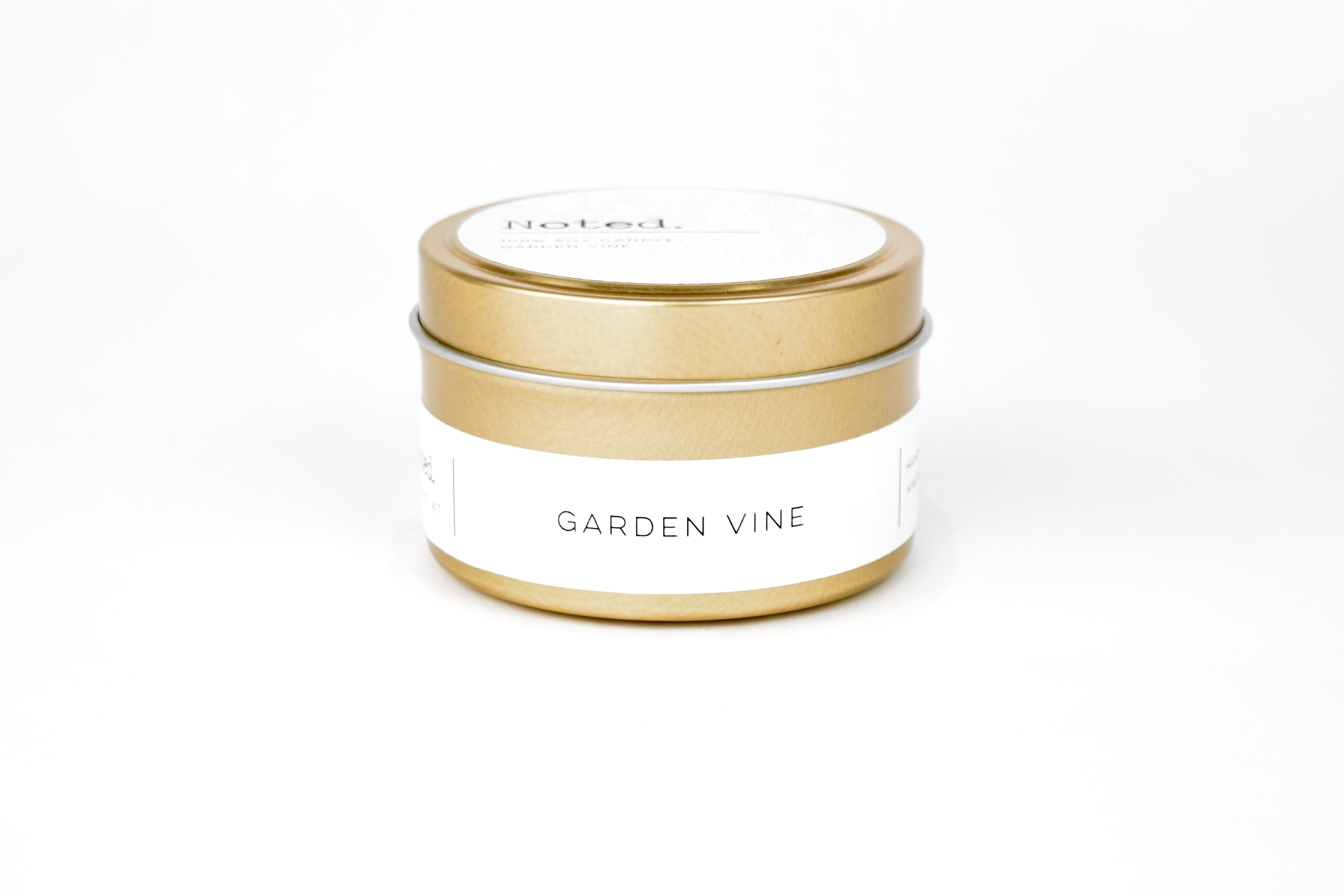 Garden Vine Gold Tin Candle