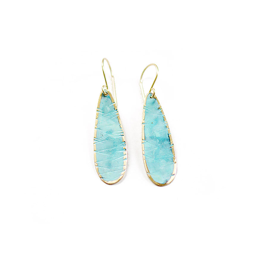 Patina Petal Earrings