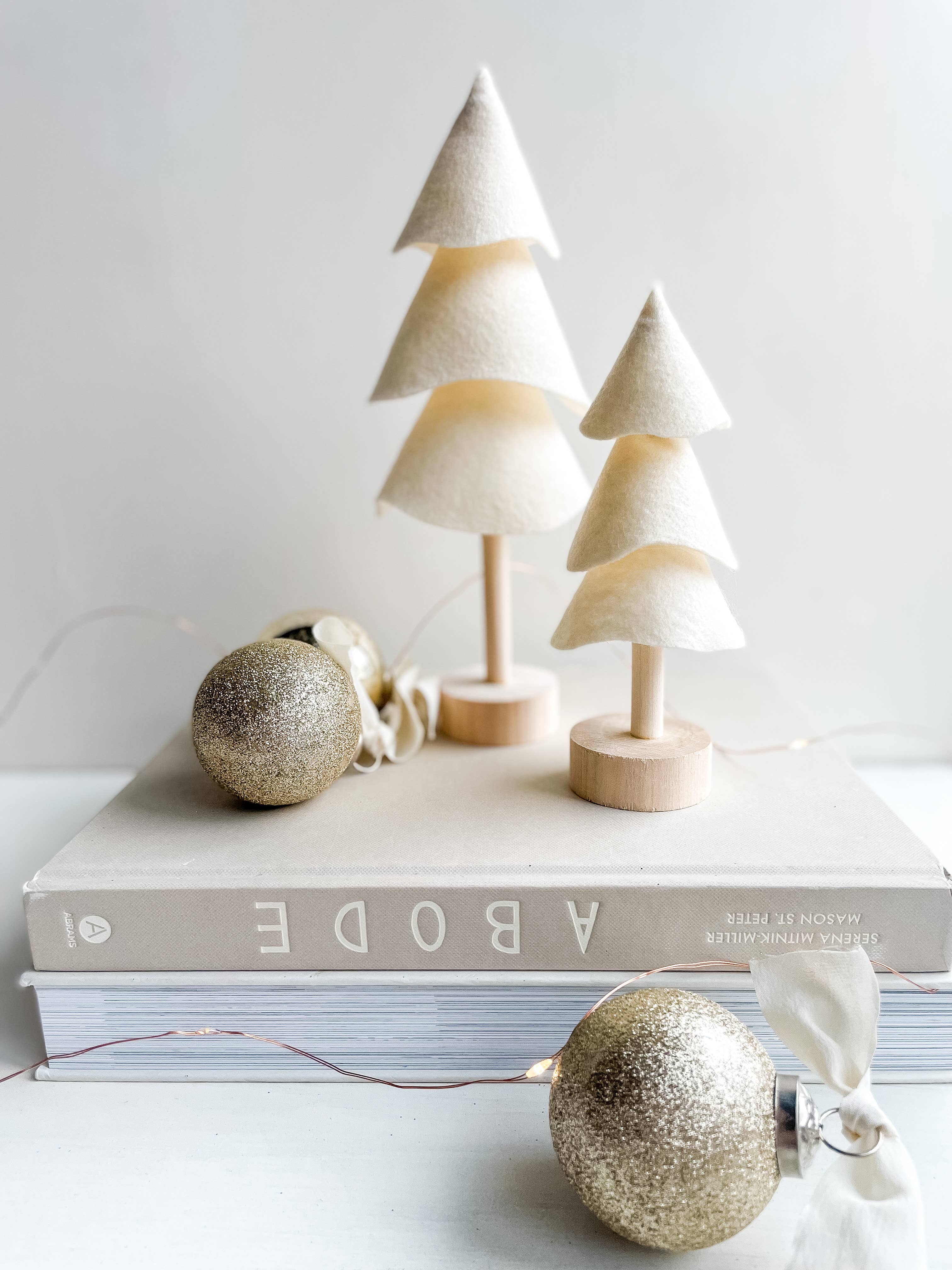 Handmade Winter Felt Tree Décor