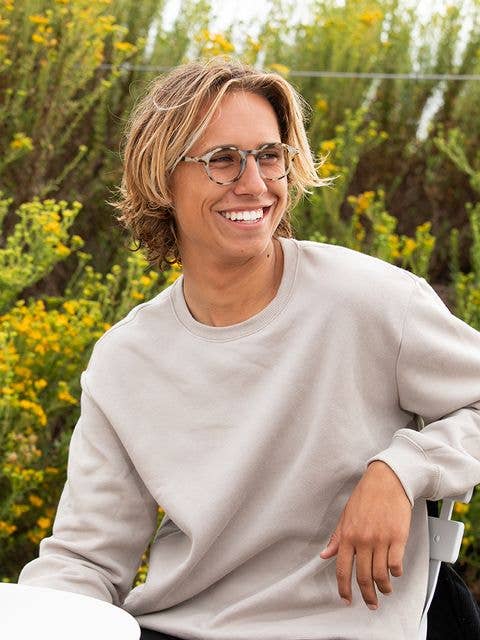 Soft Ivory Tort Eco-Friendly Blue-Light Reading Glasses