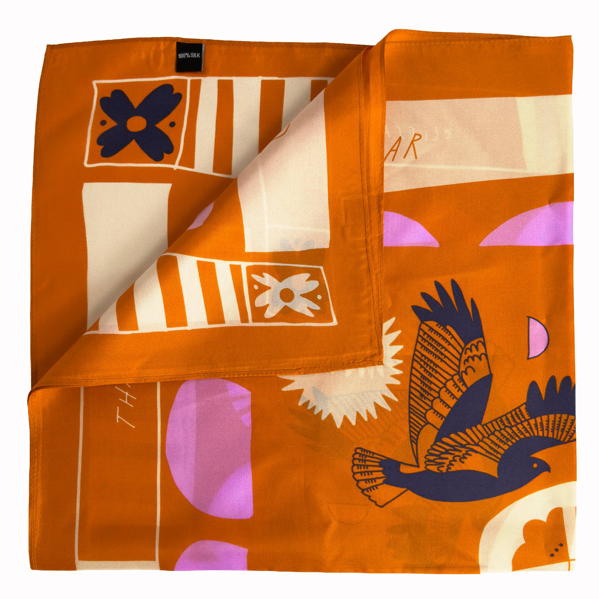 Soar & Sing Scarf 100% Silk Scarf Bandana