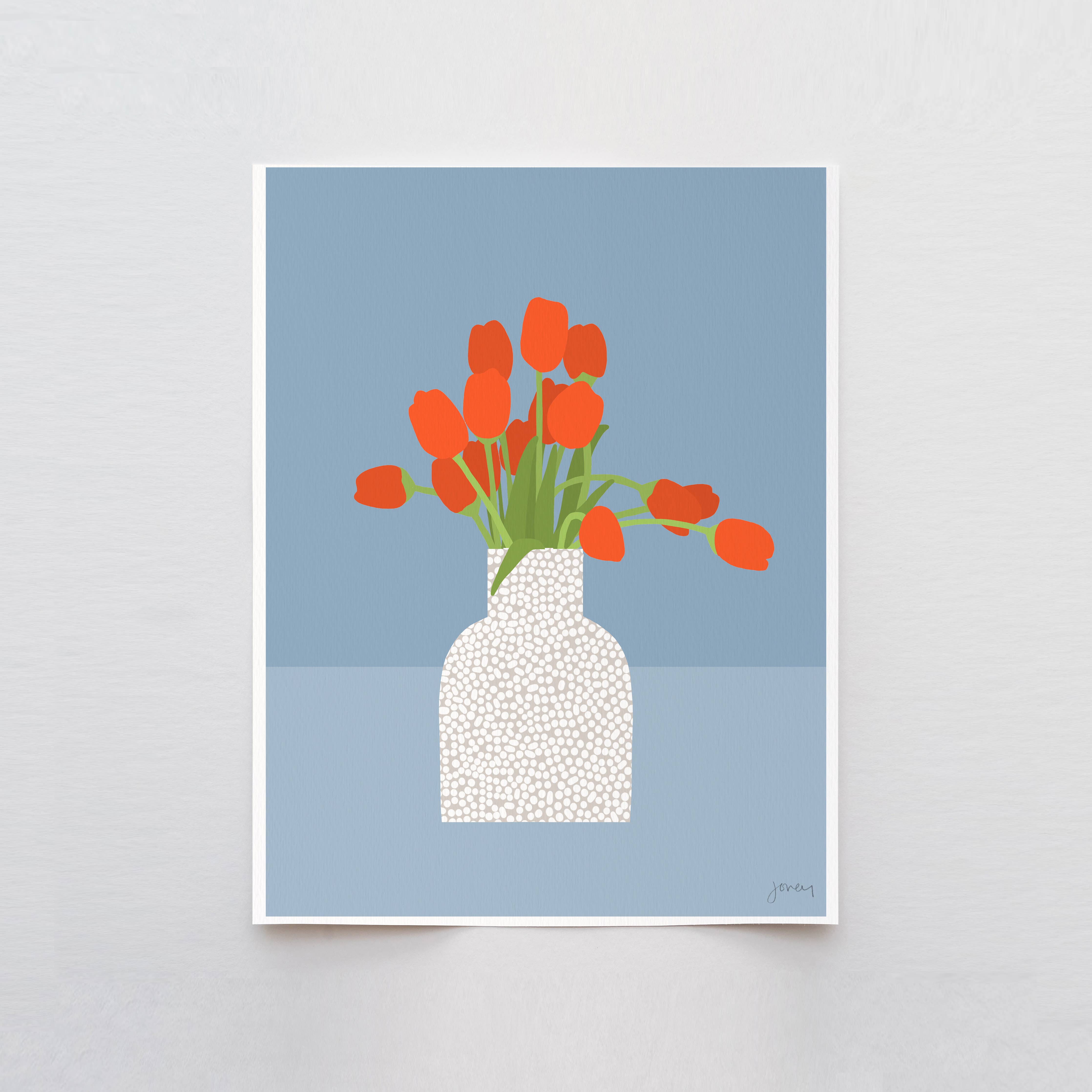 Tulips Art Print 8"x10"