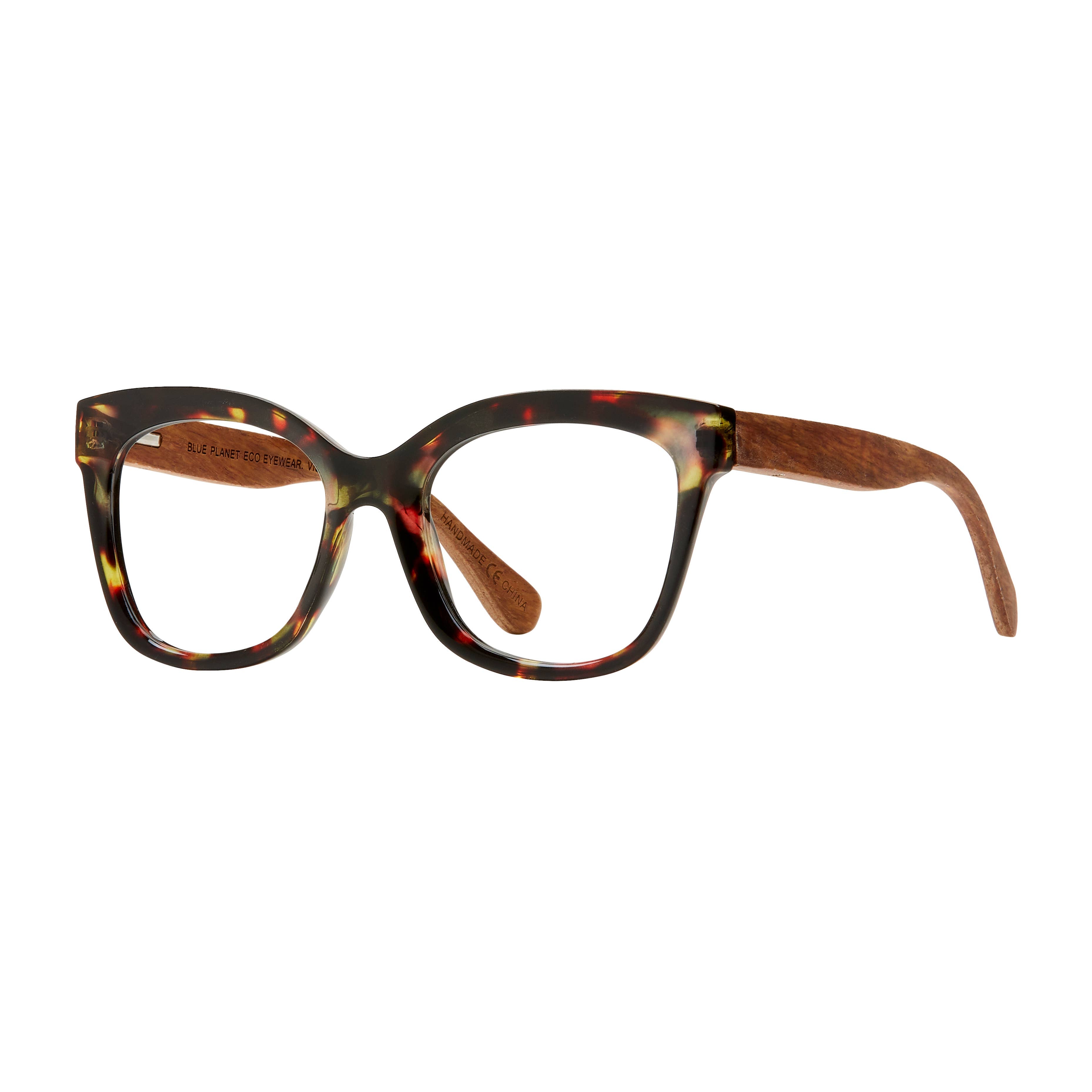 Walnut Tortoise Eco-Friendly Blue Light Reading Glasses