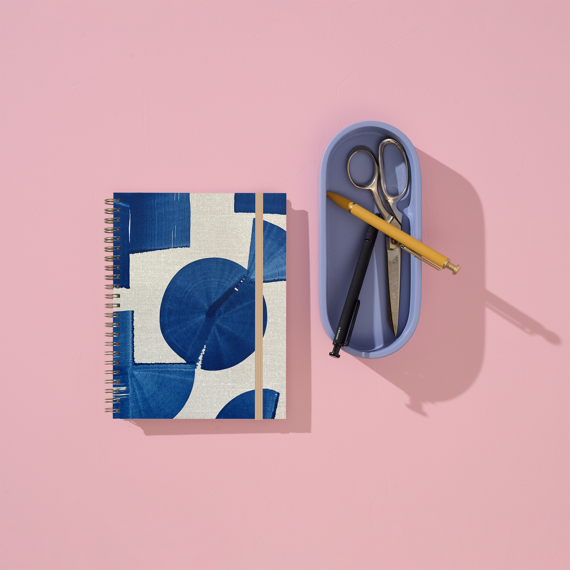 Hand-painted Notebook Indigo