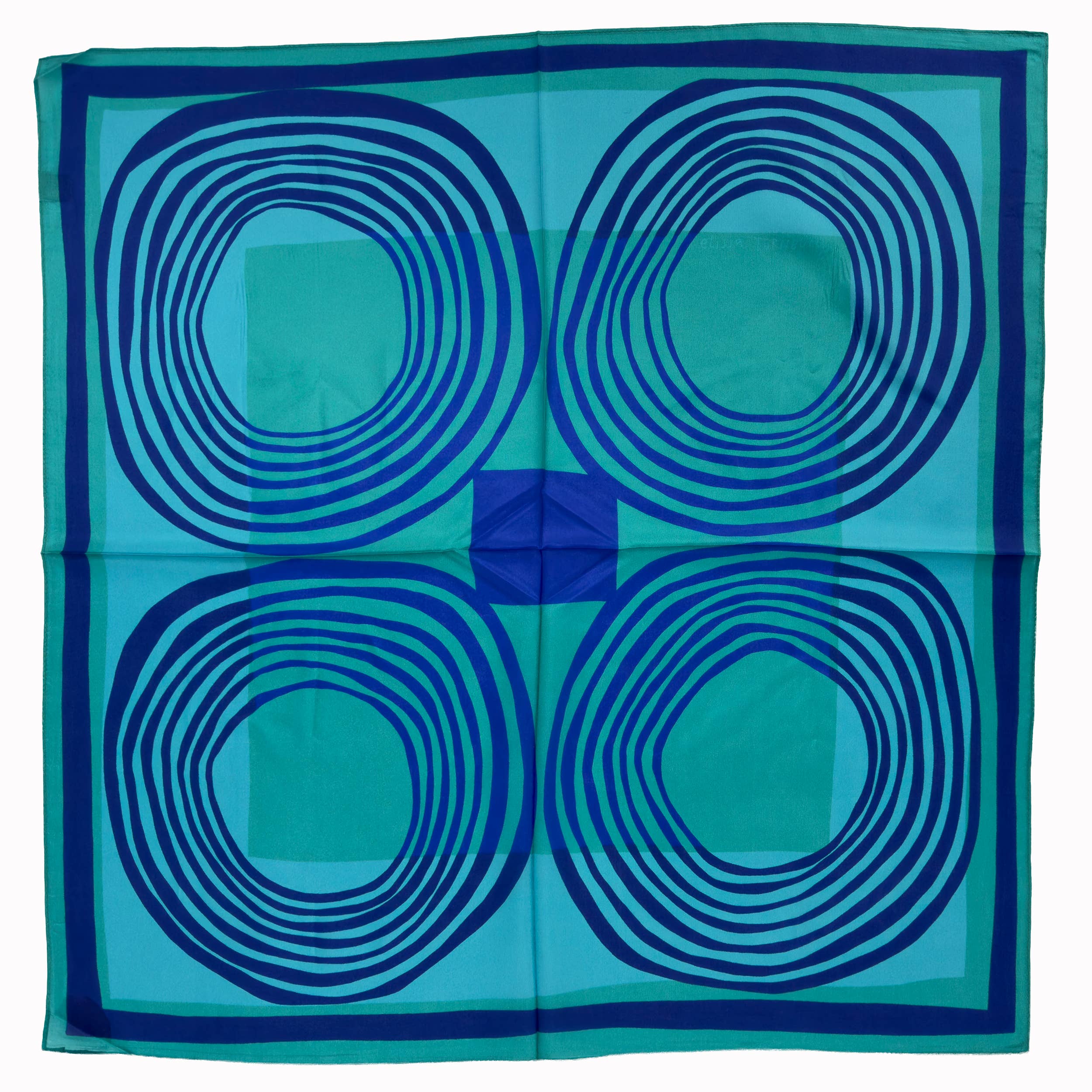 Ripple 100% Silk Scarf Bandana