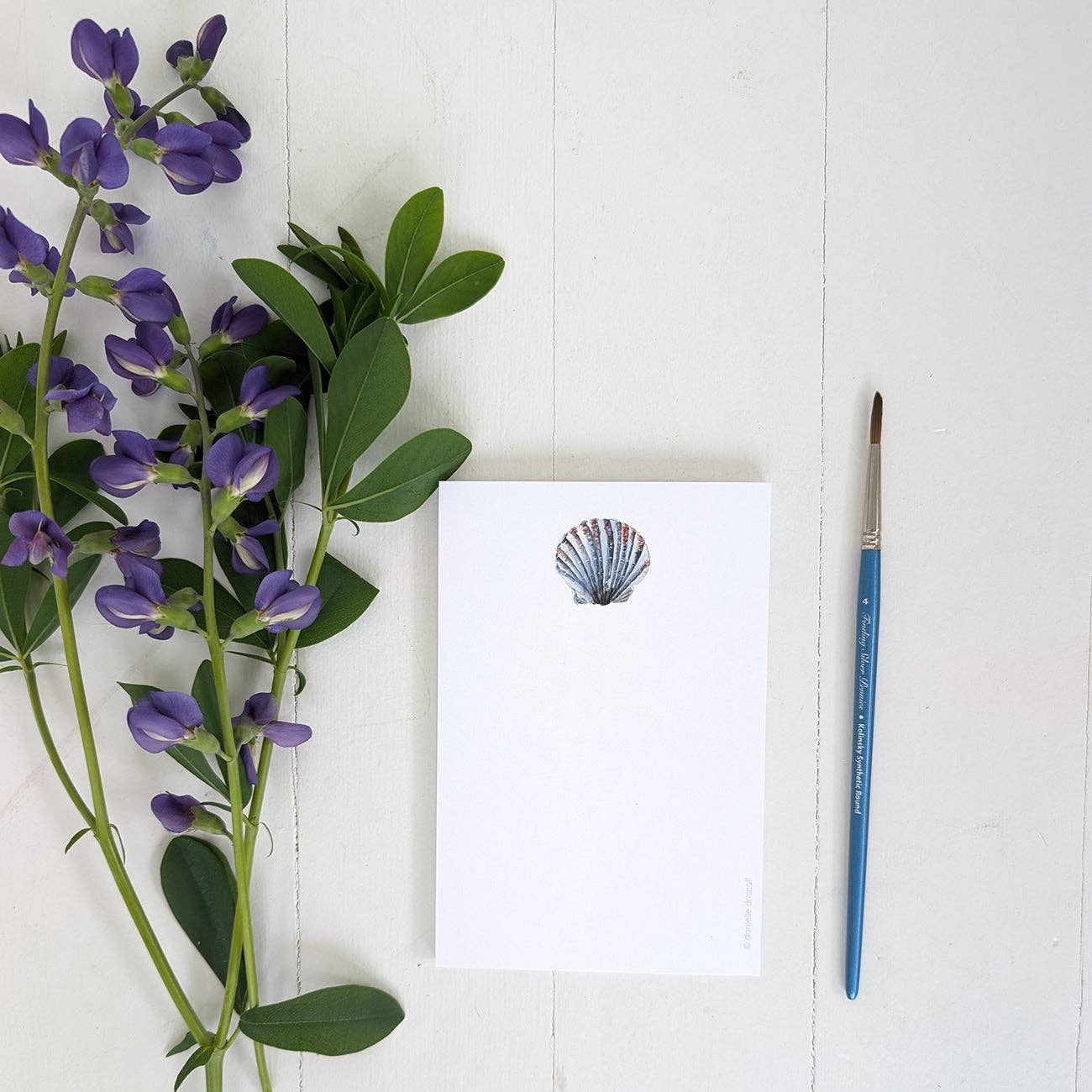 Scallop Shell Mini Notepad