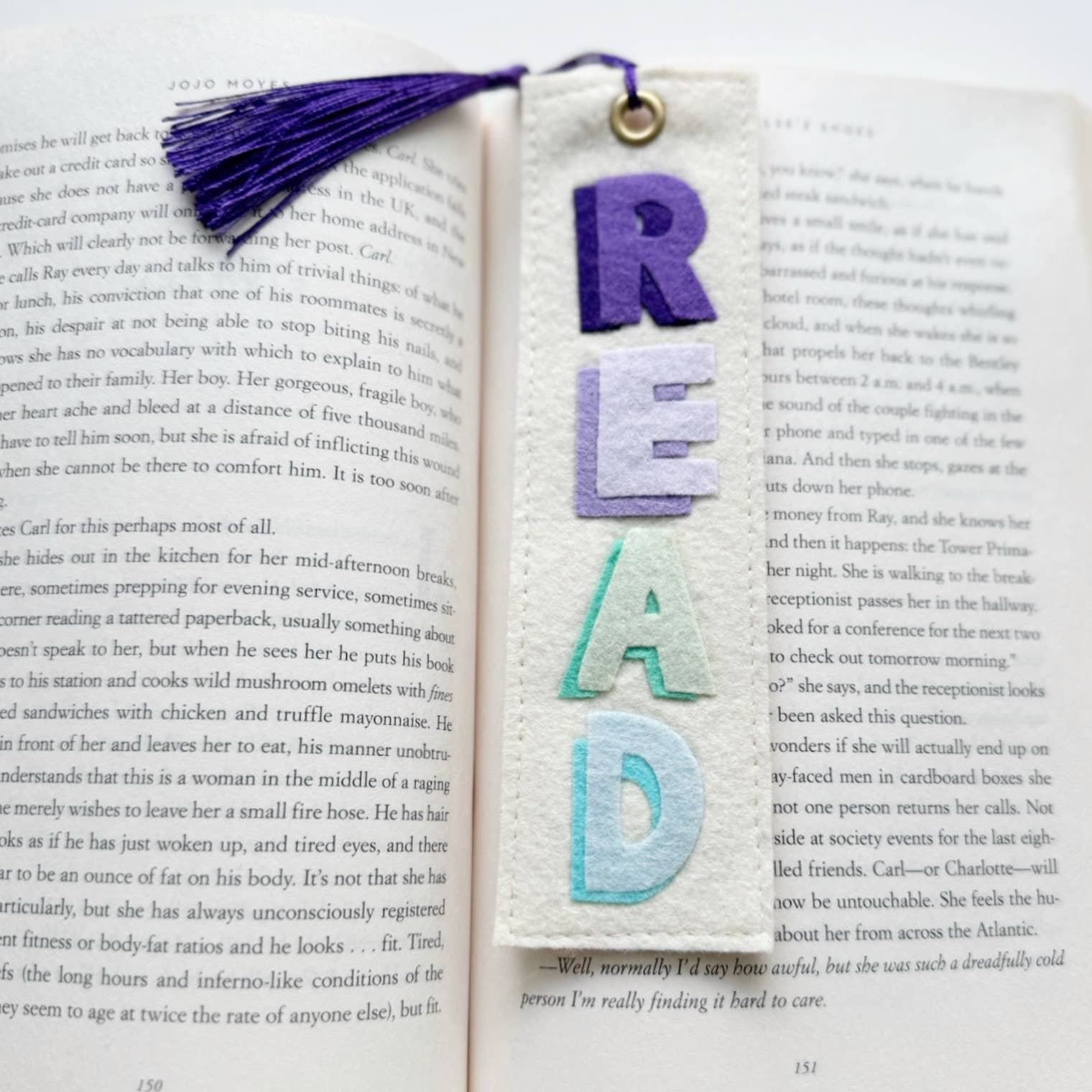 Read Handmade Felt Bookmark 