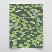 Great Blue Heron Art Print 8"x10"