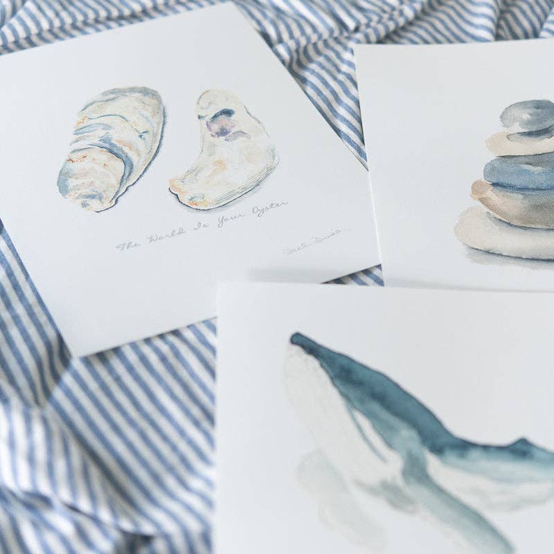 8"x10" Watercolor Humpback Whale Print
