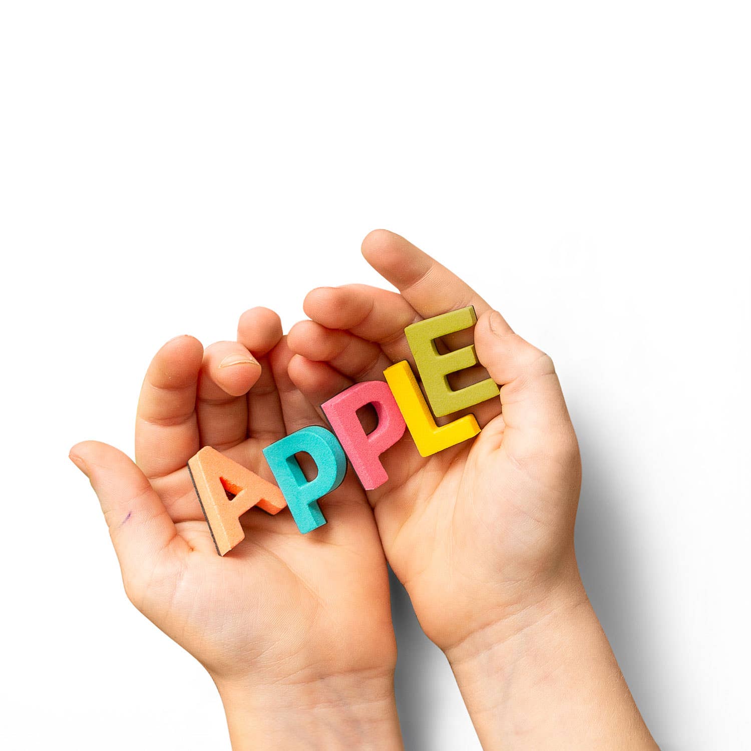 Pop Rainbow Magnetic Letters