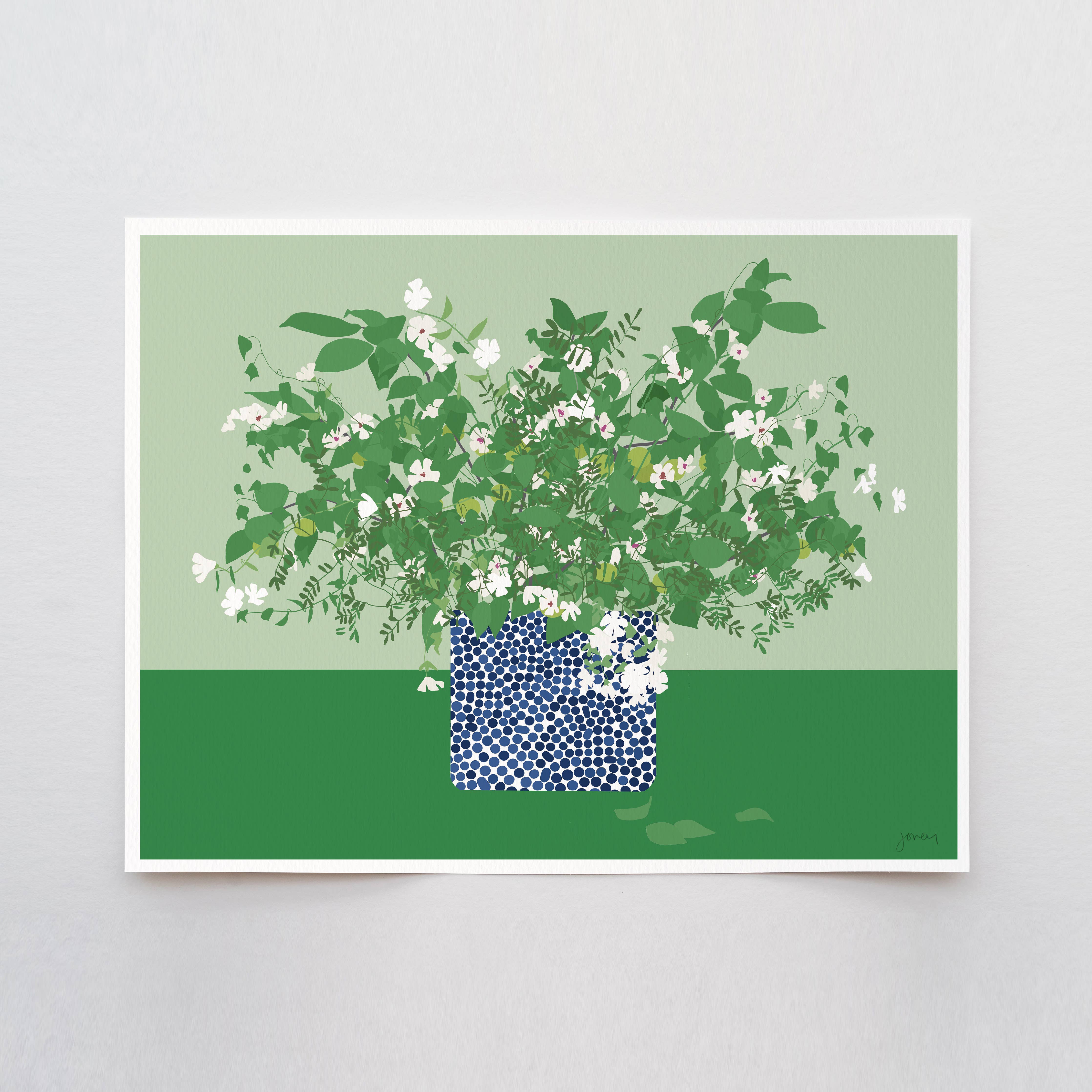 Japanese Snowbell Still Life Art Print 8"x10"