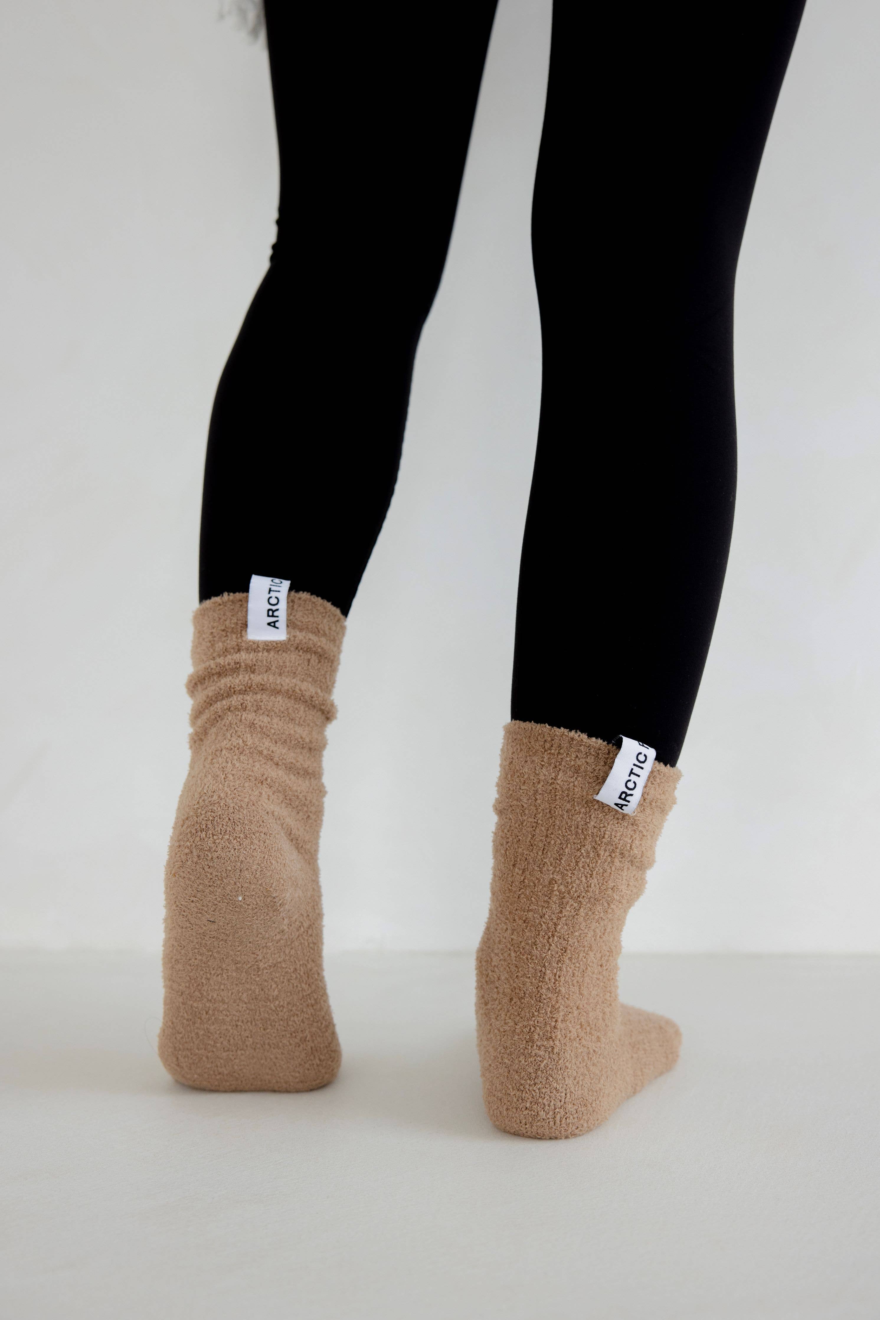 Beige Cosy Socks - 100% Recycled