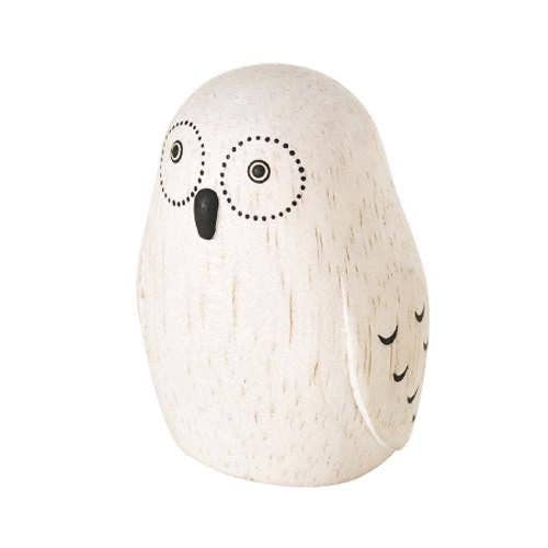 Owl Hand Carved Figurine