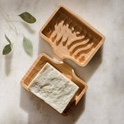 Self Draining Bamboo Soap Dish