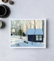 The Lost Kitchen Cabins | Art Print on Canvas