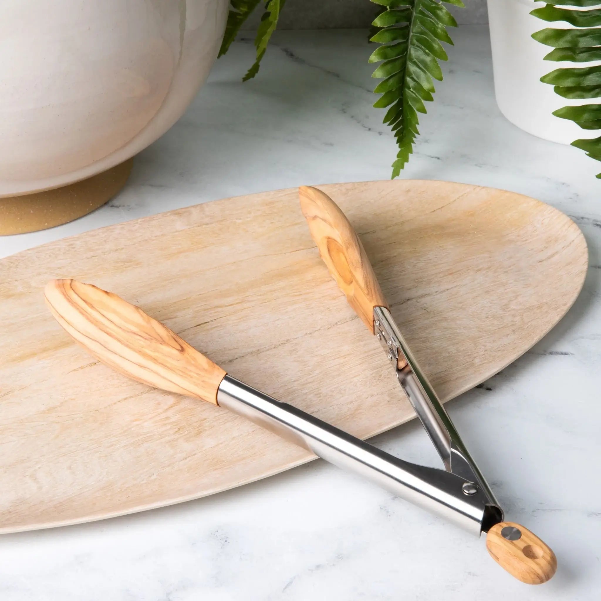 Olive Wood Cooking Utensil Set – Nontoxic, Plastic free