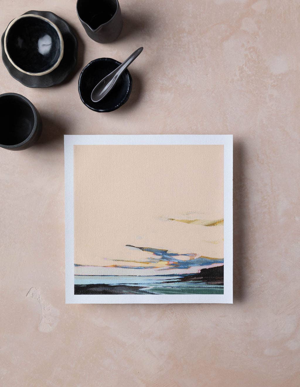 Town Landing Sunset | Art Print on Canvas