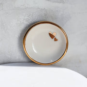 Double 22k Gold Heart Handmade Ring Dish