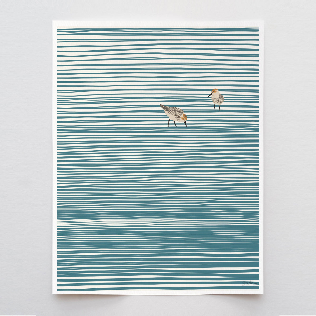 Sandpipers 8"x10" Art Print