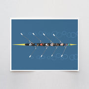 Rowing Art Print 8"x10"