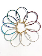 Handmade Gemstone Stacking Bracelet