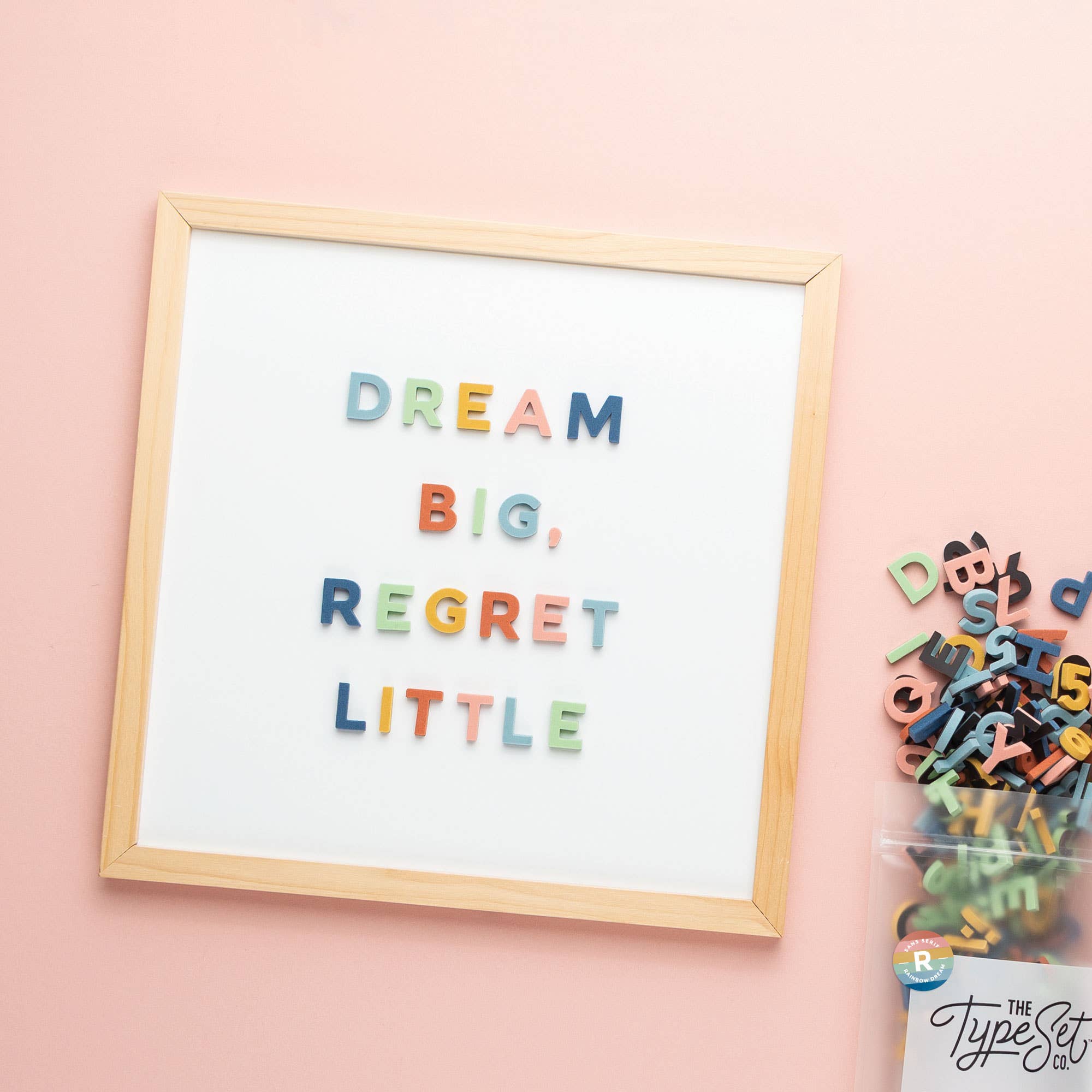 Dream Rainbow Uppercase Magnetic Letters