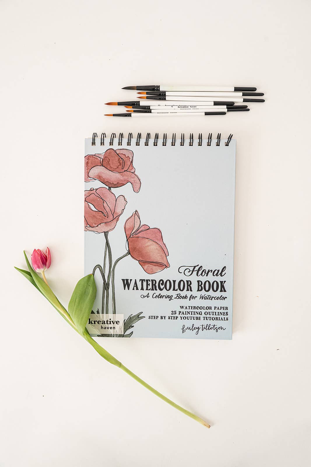 Floral Watercoloring Book
