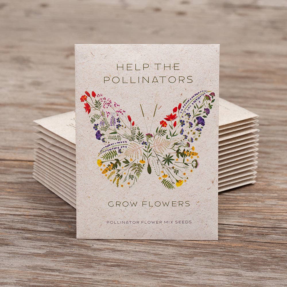 Kraft Butterfly - Help the Pollinator Wildflower Seed Packets