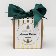 Assorted Chocolate Patties Boxed Set - Green Ribbon