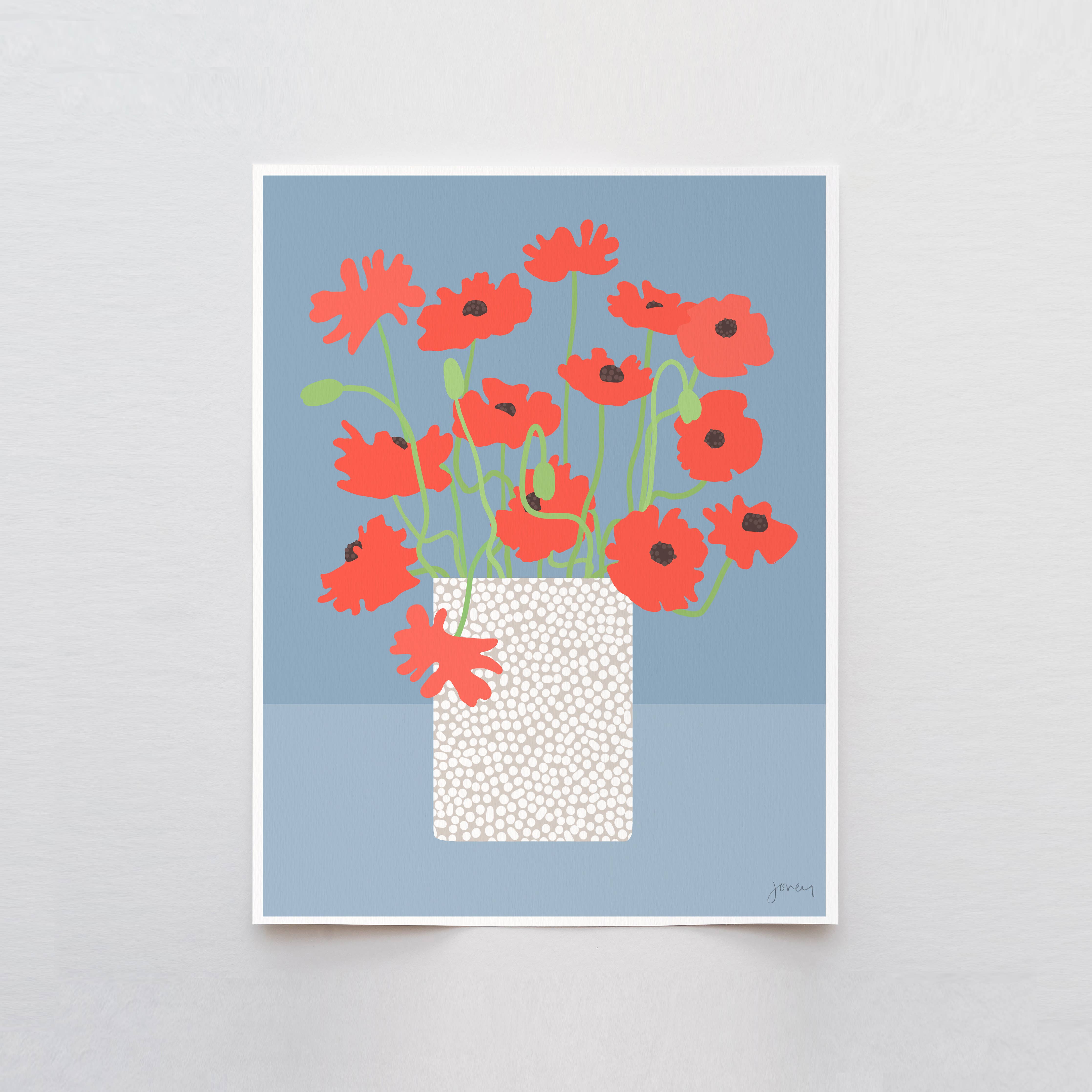 Icelandic Poppies Art Print 8"x10"