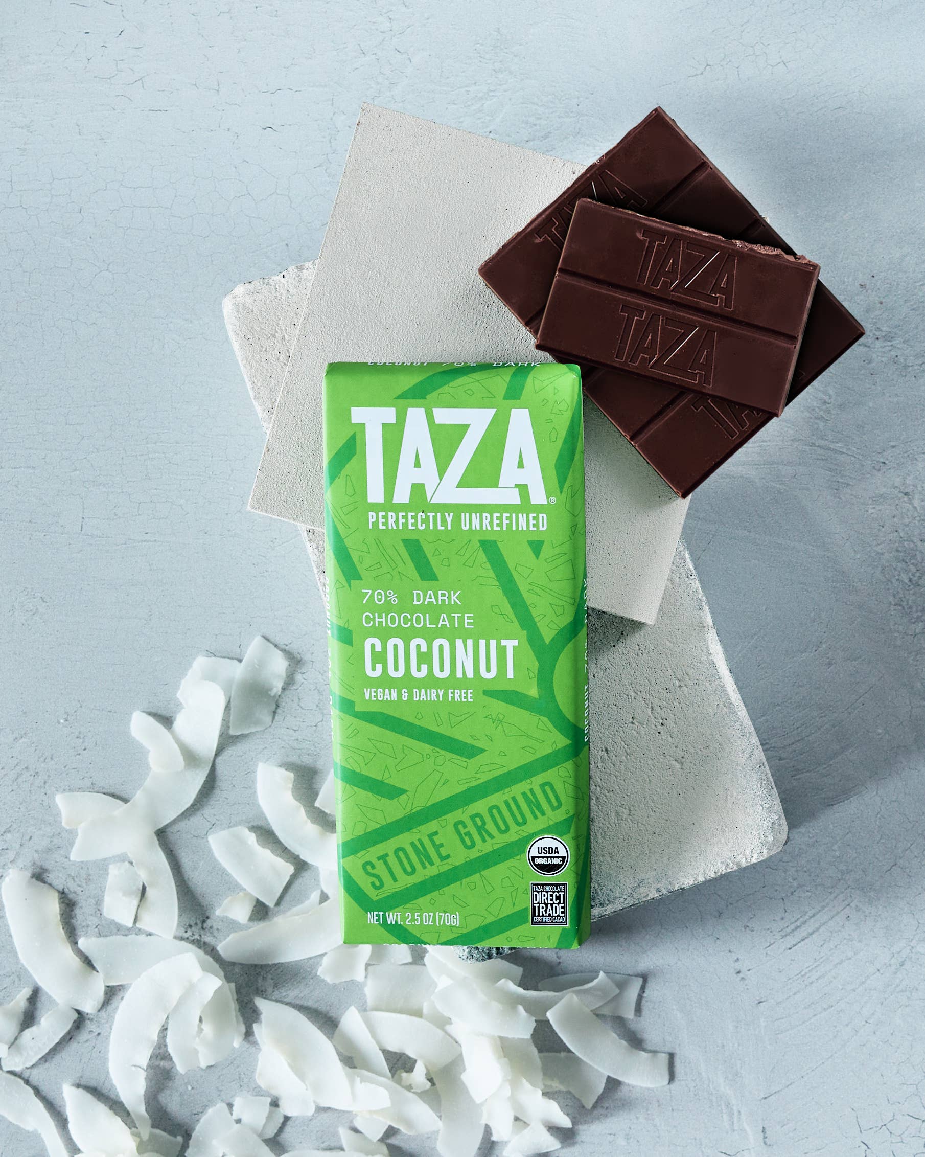 Coconut Dark Chocolate Bar