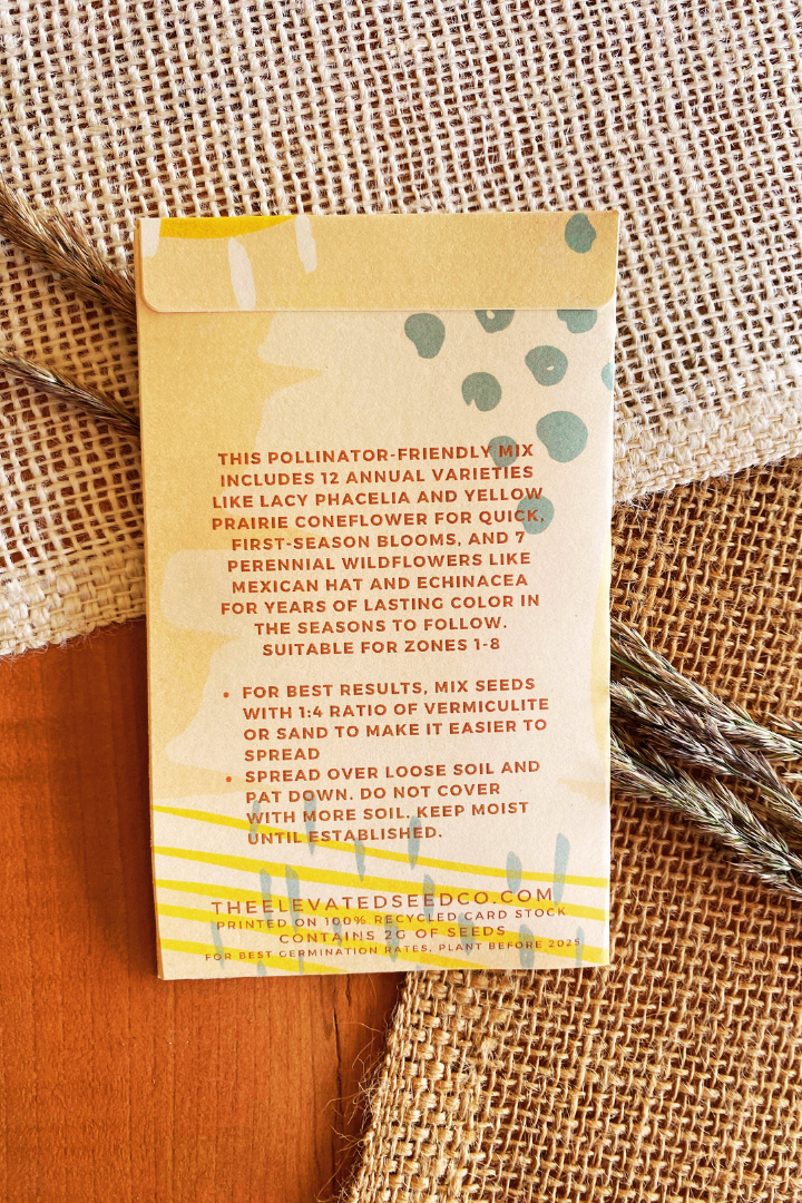 For the Bees Wildflower Garden Seed Mix